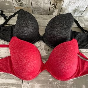 Victoria's Secret uplift semi demi bras (2) 34DD